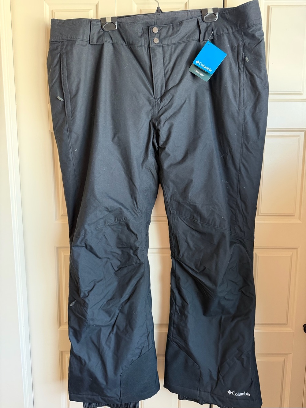 Columbia Black Omni-Tech Waterproof Pants with Blue Tag